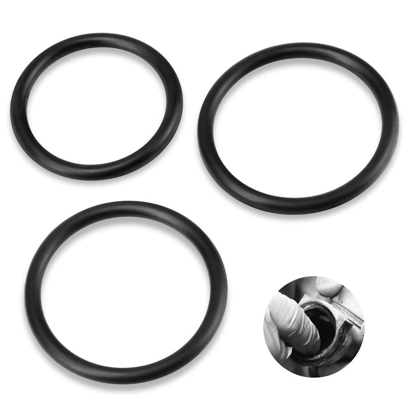 Magluv طقم حلقة O لخرطوم المبرد ووصلة T-أنبوب 926-168 مناسب لفورد F-150 5.0L 2011-18 موستانج DR3Z-8566-A و BC3Z-8590-F، 3 عبوات، طقم إصلاح حلقات O لخرطوم المحرك متوافق مع طرازات لينكولن المختارة - Image 1